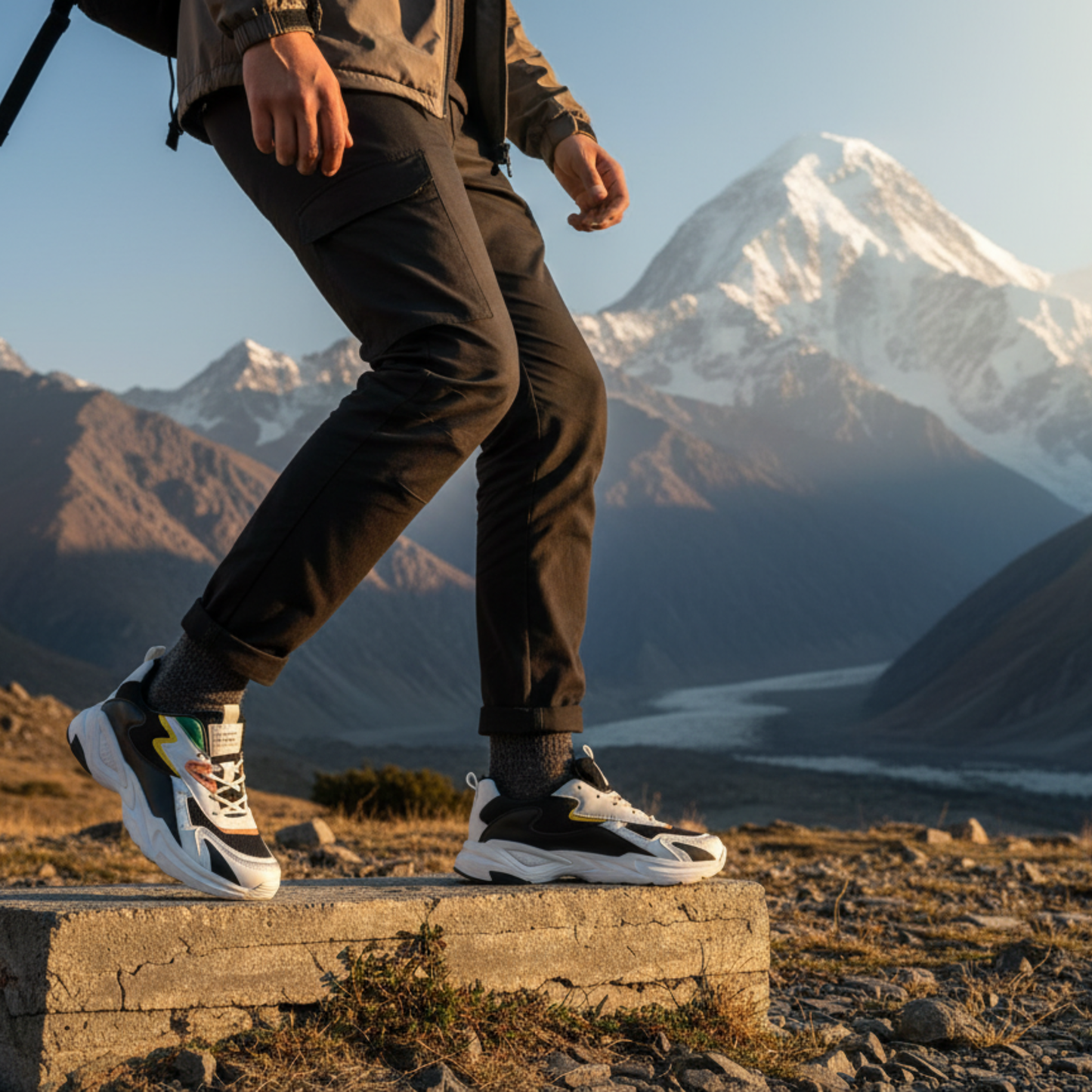 Men’s Chunky Casual Sneakers – Lightweight Comfort & Street Style